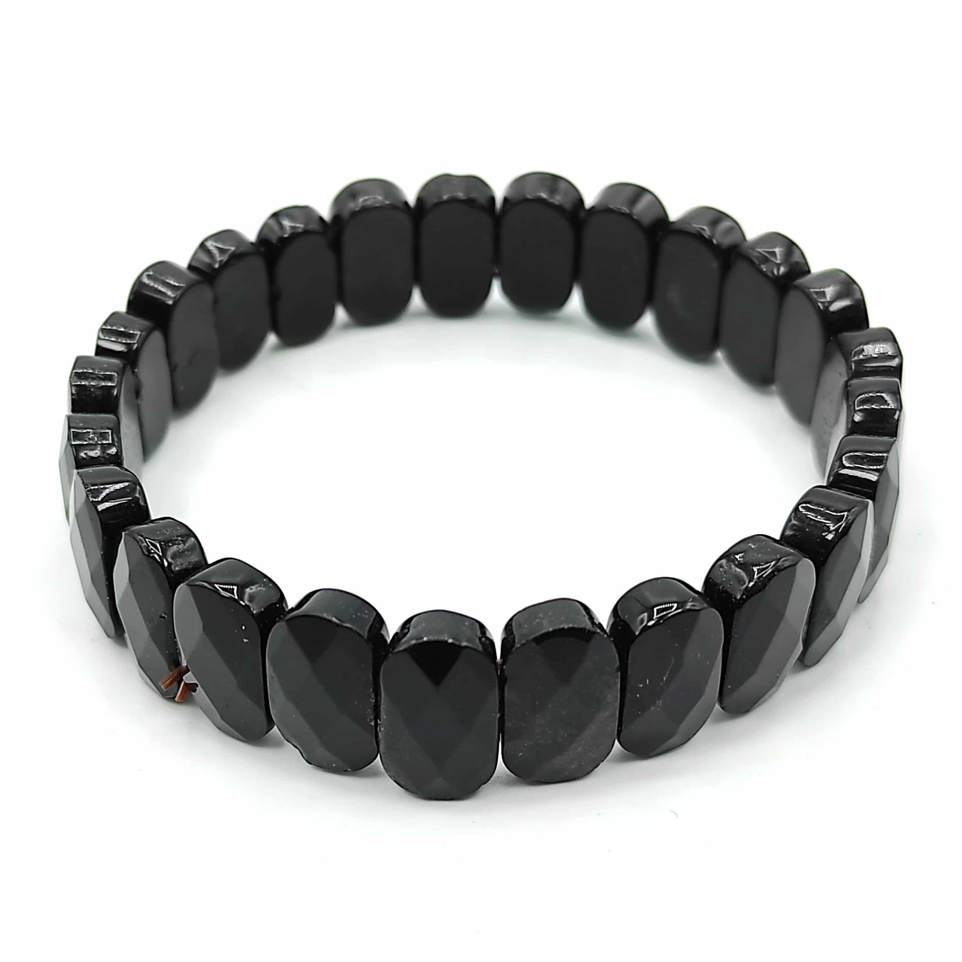 New Black Tourmaline Bracelet Reiki Healing Crystal