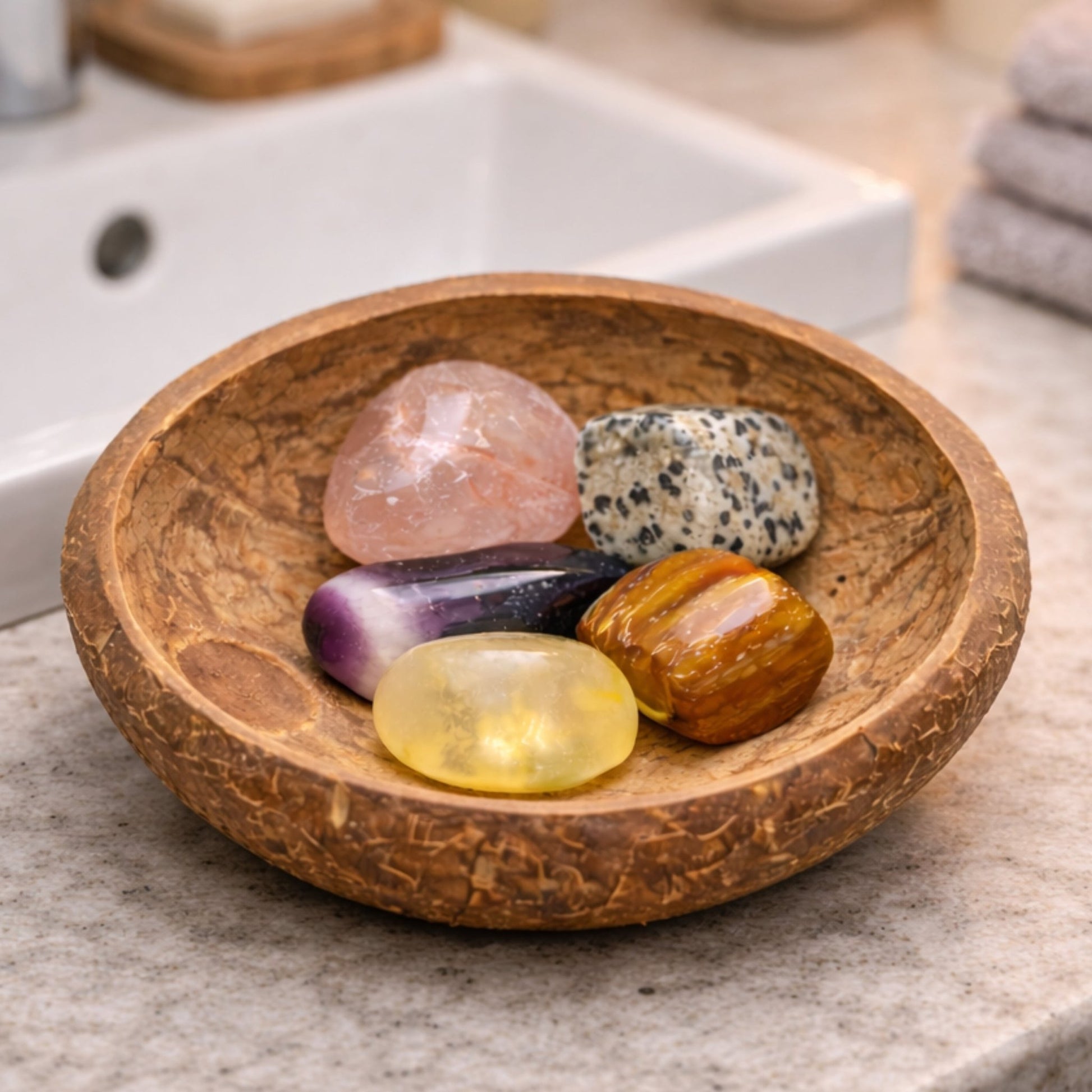 North East Bathroom Crystal Remedies Cure - plusvalueindia