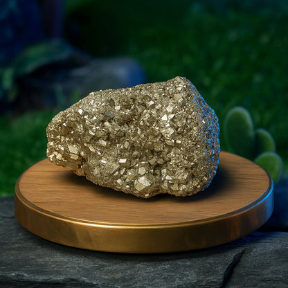 Peru Pyrite Stone Raw Crystal Cluster Rough Geode