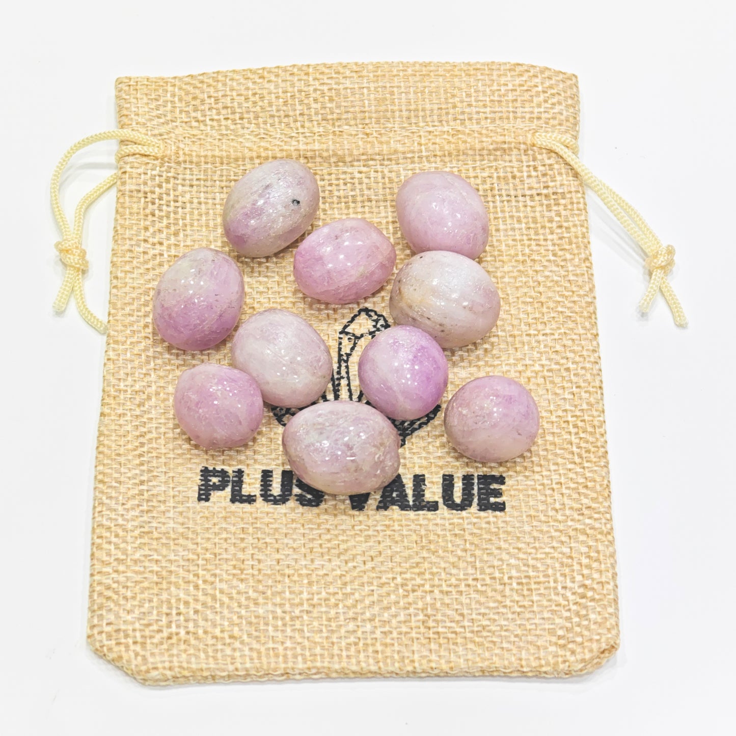 Pink Kunzite Tumbled Stone Pebbles