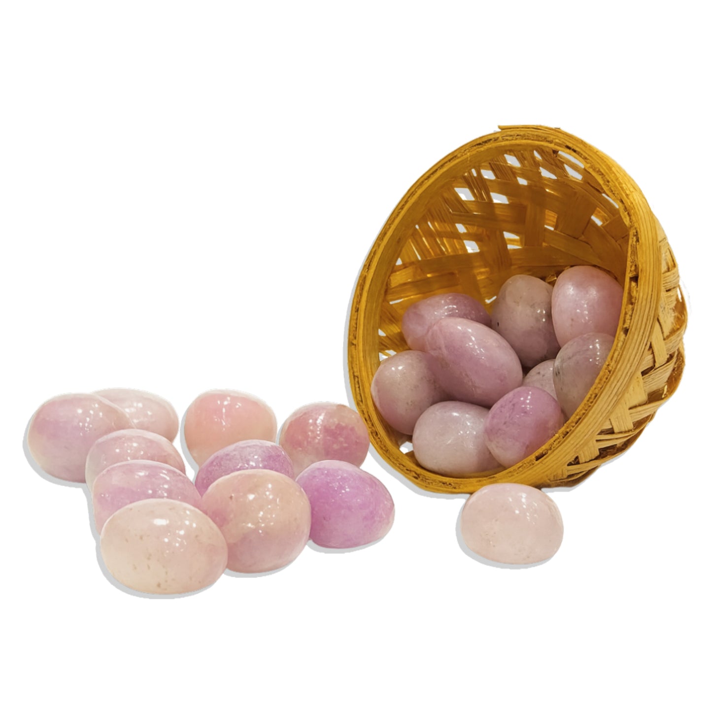 Pink Kunzite Tumbled Stone Pebbles
