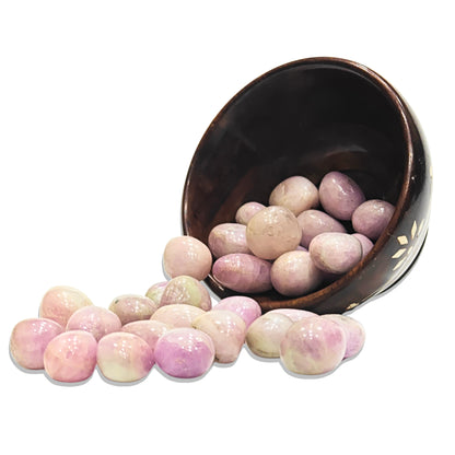 Pink Kunzite Tumbled Stone Pebbles