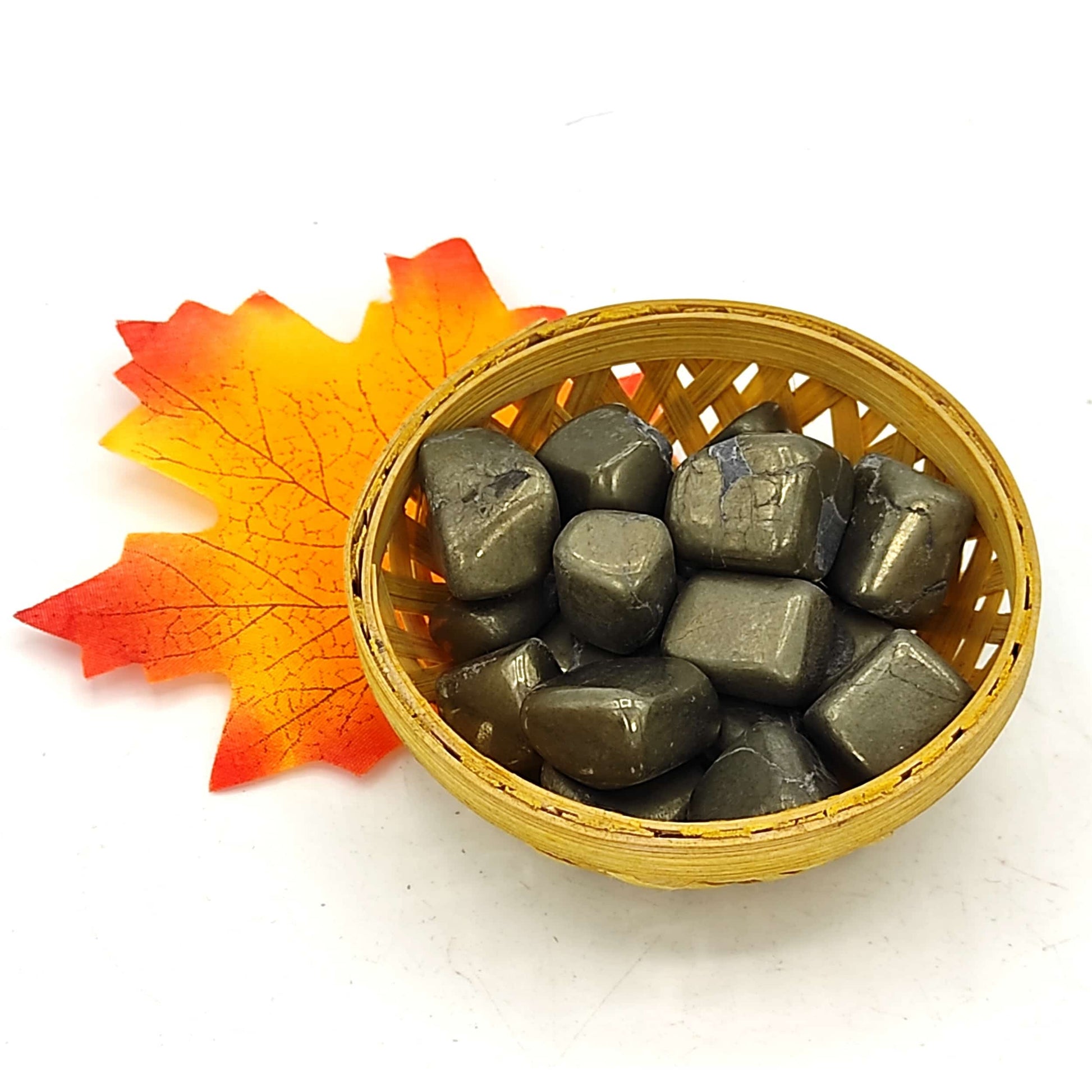 Pyrite Pebbles Tumbled Stone 200grams