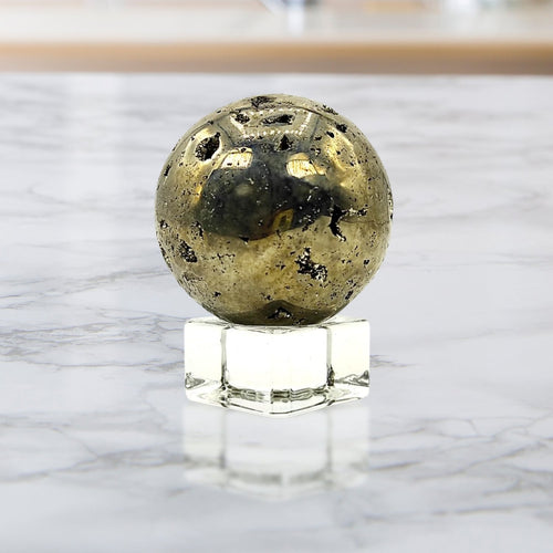 Pyrite-Stone-Ball-Sphere