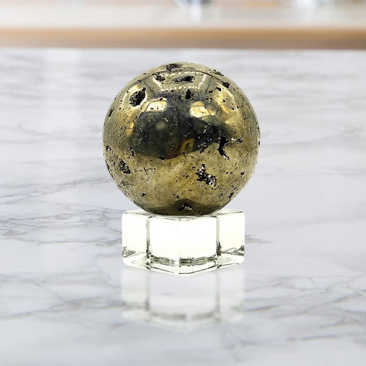 Pyrite-Stone-Ball-Sphere