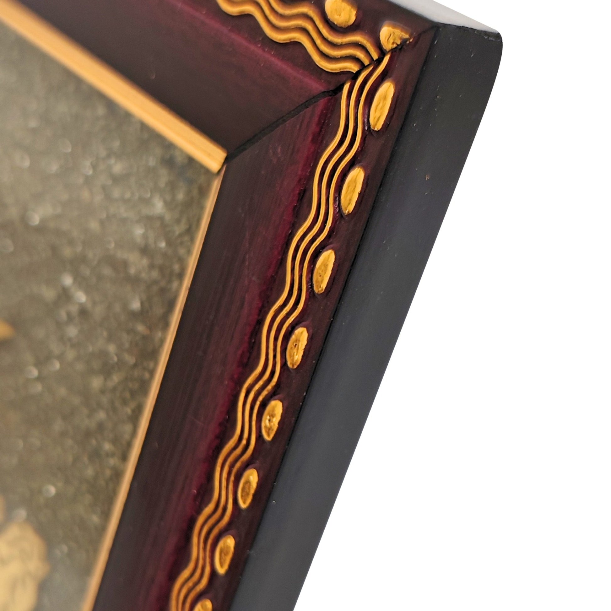 Seven Running Horses Pyrite Frame for Wealth & Protection Vastu Wall Art to Attract Money, Success & Positive Energy Golden Showpiece for Living Room & Office Decor - plusvalueindia