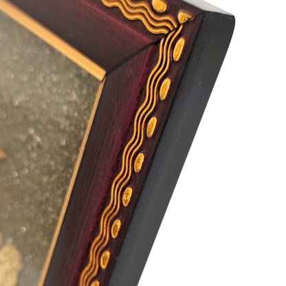 Seven Running Horses Pyrite Frame for Wealth & Protection Vastu Wall Art to Attract Money, Success & Positive Energy Golden Showpiece for Living Room & Office Decor - plusvalueindia