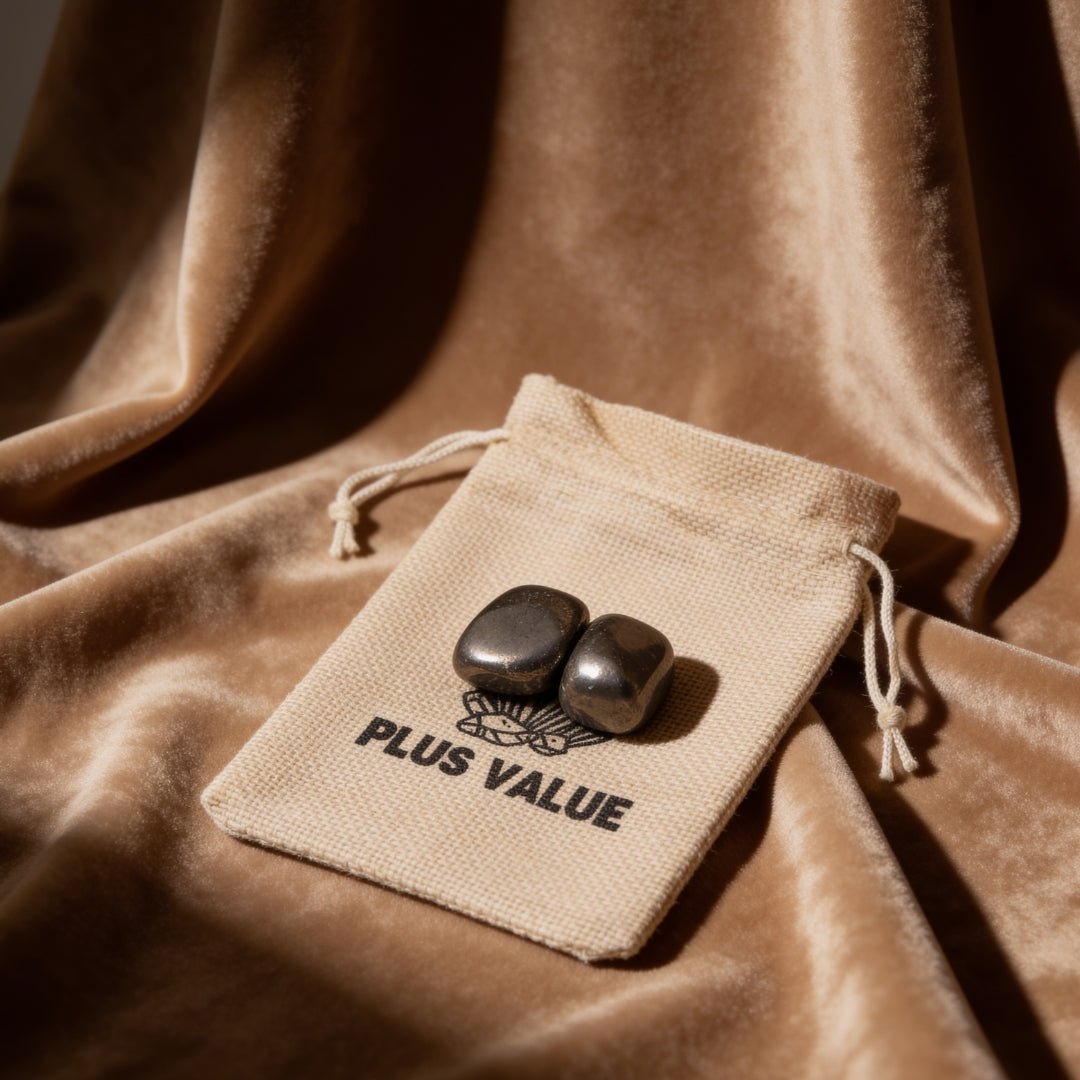 Pyrite Tumbled Stone Pebbles (Wealth Attraction, Money & Prosperity) - plusvalueindia