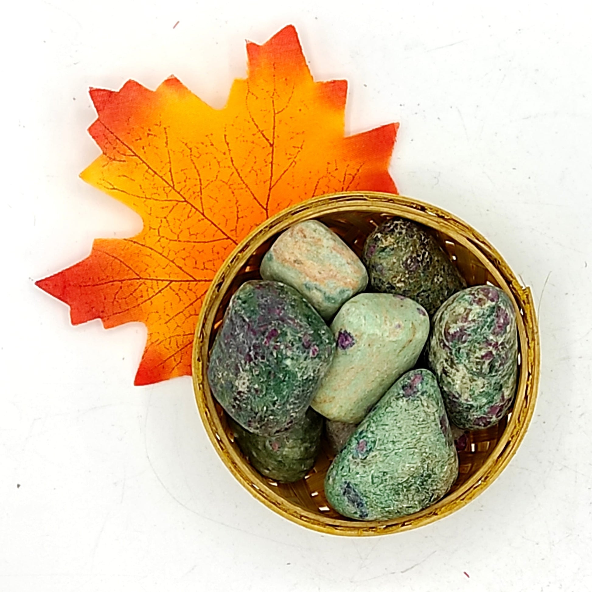 Ruby Zoisite Tumble Stone Pebble 200grams