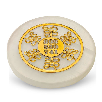 Selenite Square/Round Charging Plate - Crystal Cleansing & Charging - Reiki Healing Crystal Aura Chakra