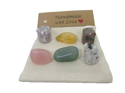 self love pocket crystal healing bag