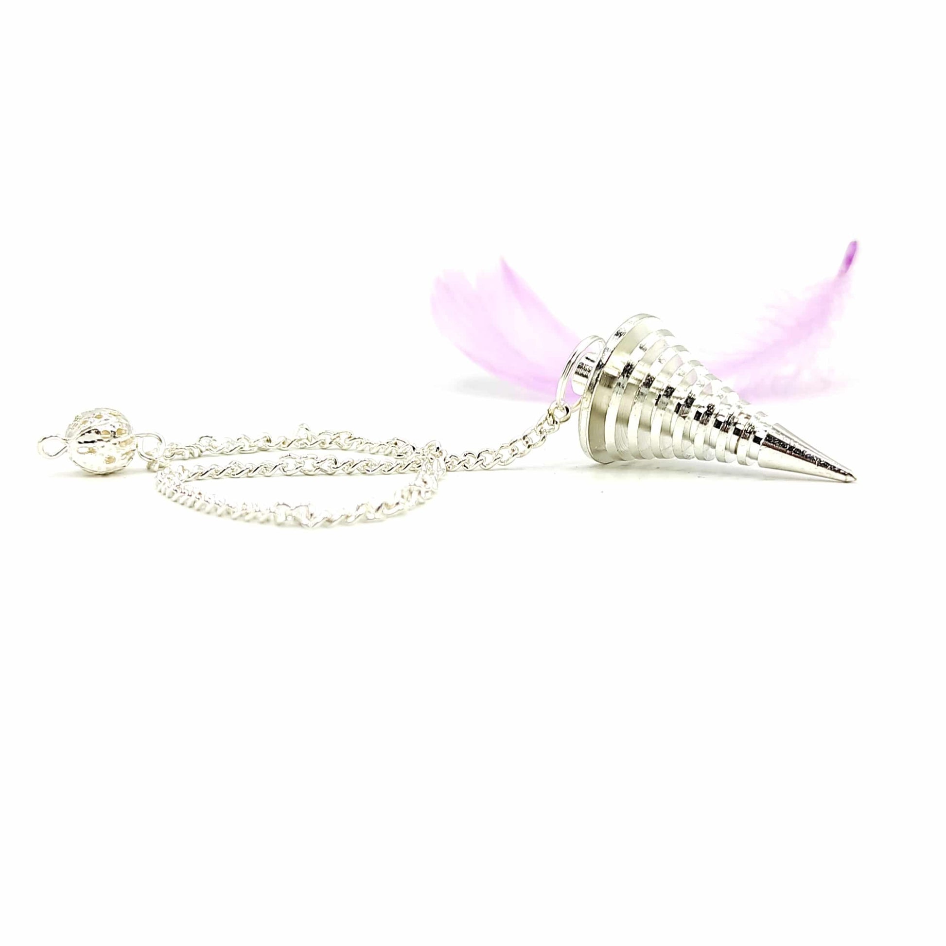 silver plated brass dowsing pednulum