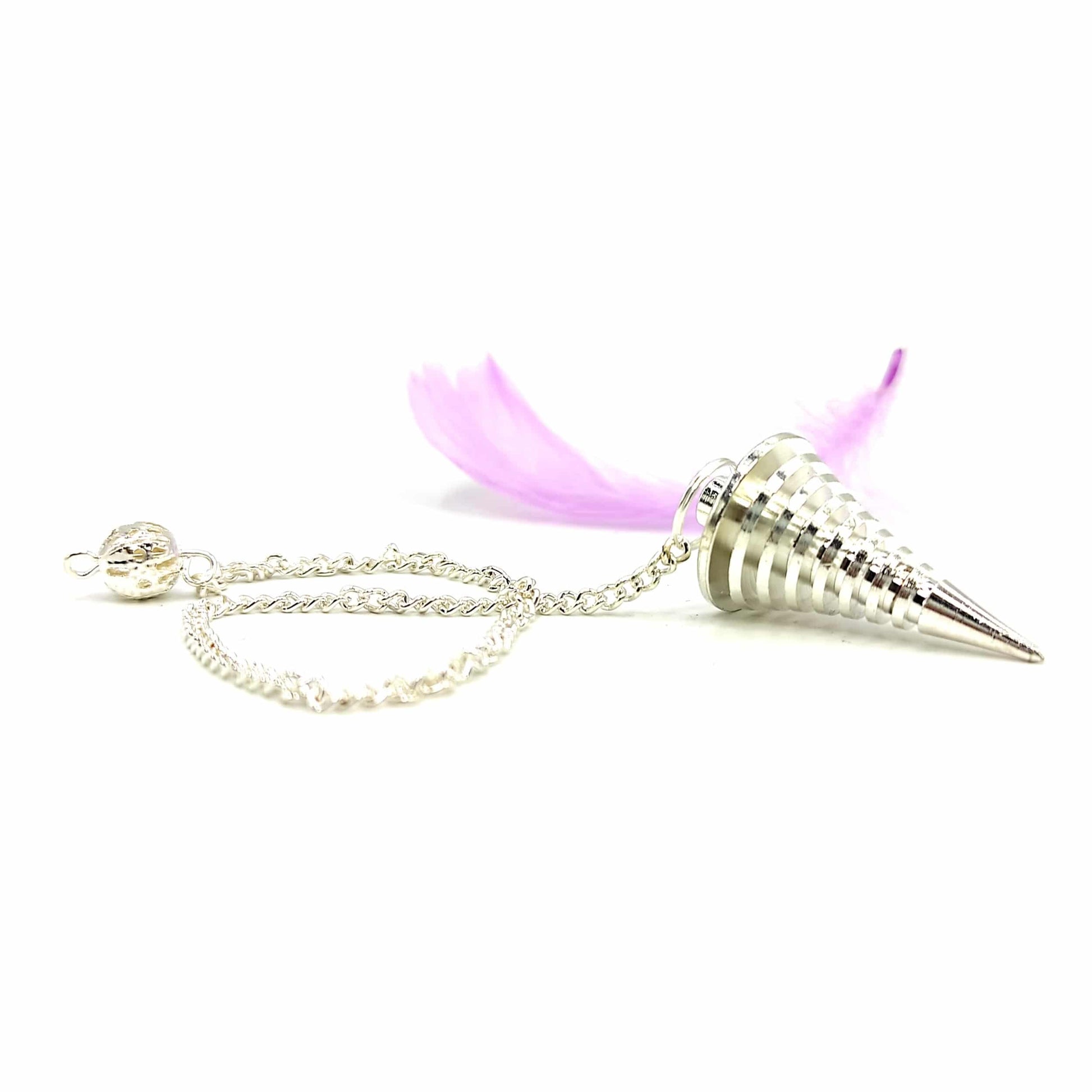 silver plated brass dowsing pednulum