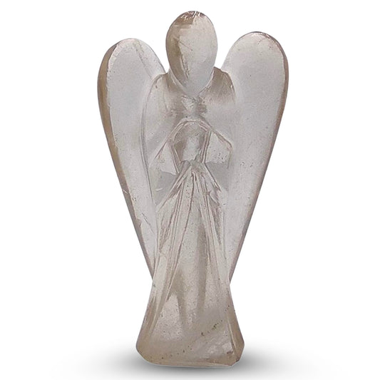 Smokey Quartz Stone Pocket Angel