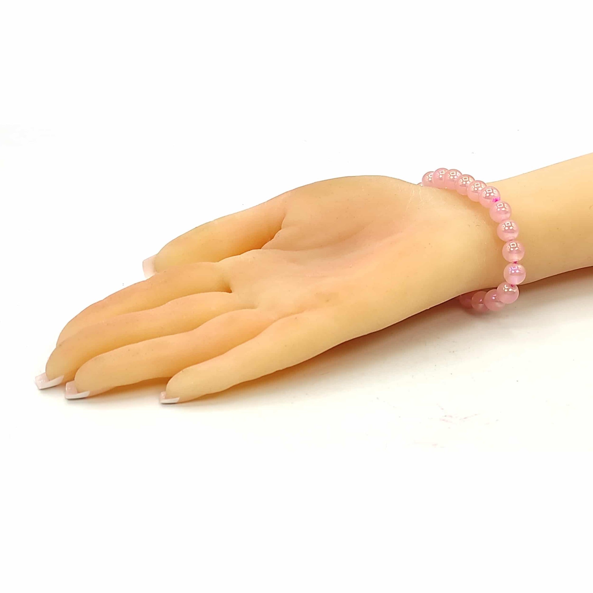 Titanium Aura Rose Quartz Firing Bracelet