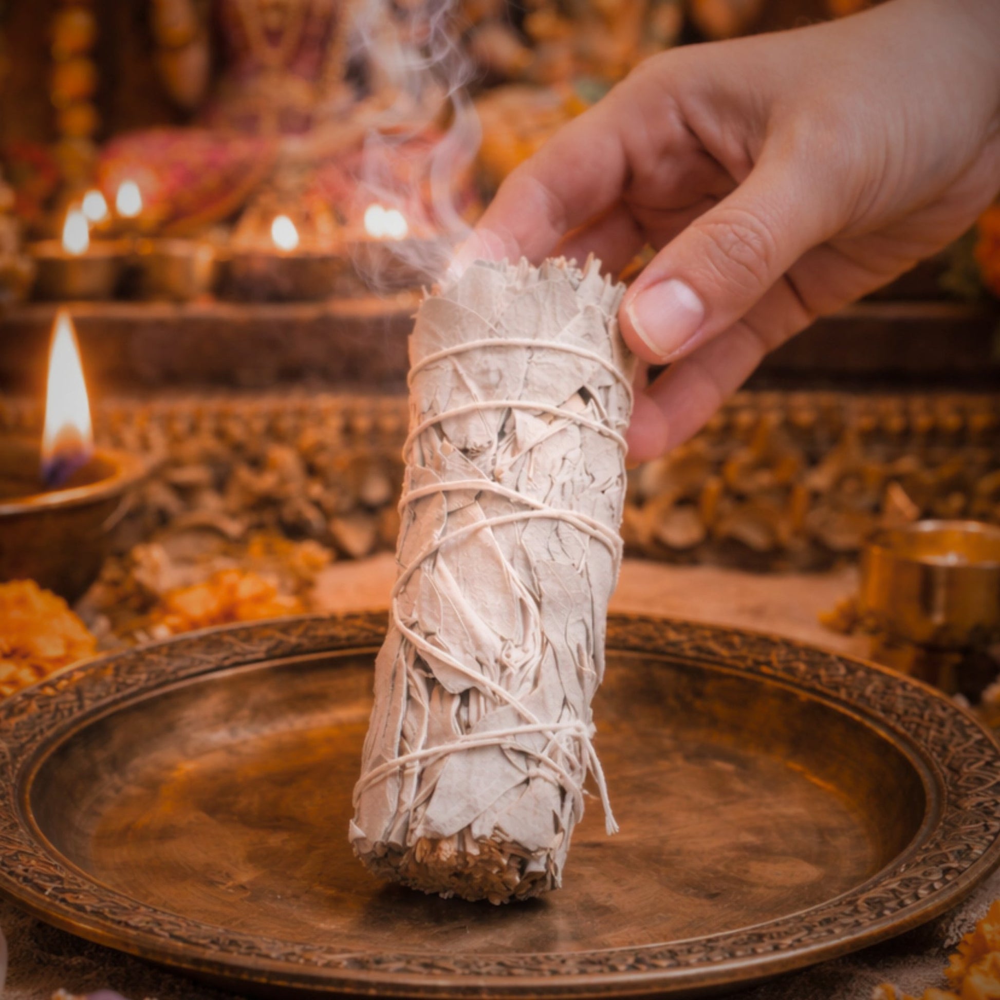 White California Sage Smudge Sticks – Purify, Cleanse & Refresh Your Space - plusvalueindia