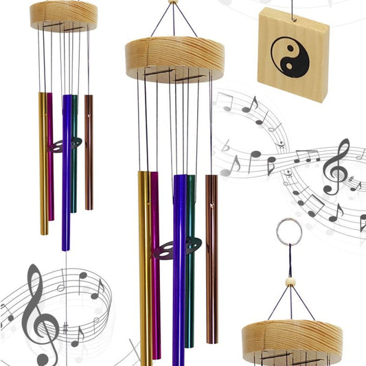 5 pipes rod colour windchime vastu fengshui remedy product