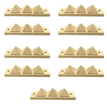 Vastu Wooden Pyramid Strip for Toilet Defects Or Division - plusvalueindia