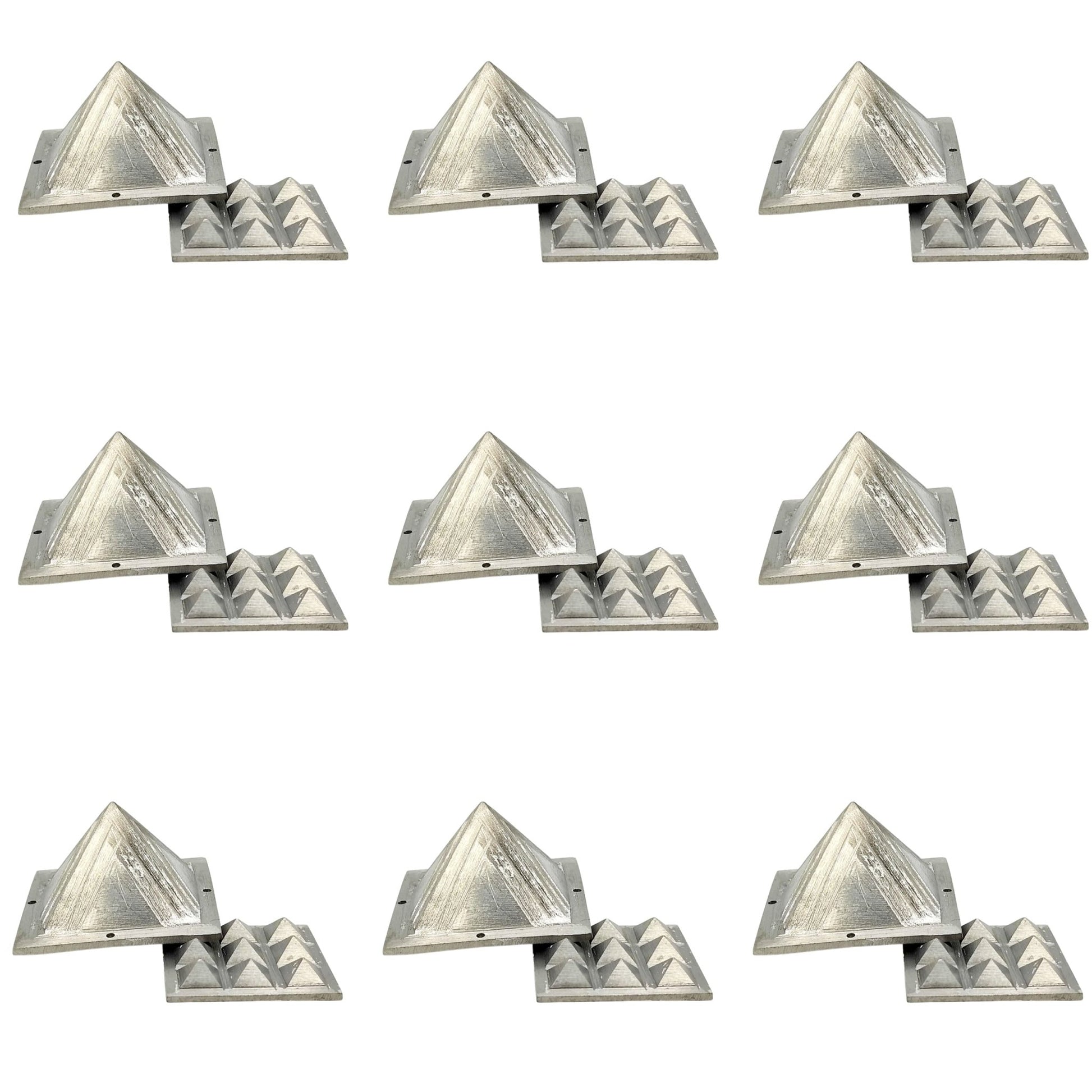 Ishanya Vastu Zinc Pyramid North East Cut, Kitchen, Toilet, Bedroom Vastu Dosh Remedies 2.5 Inches - plusvalueindia