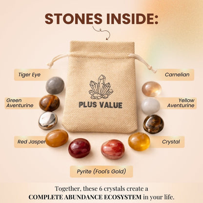 Wealth Abundance Crystal Bag for Prosperity & Good Luck [Best Seller] - plusvalueindia