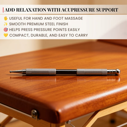 Acupressure 5-in-1 Steel Jimmy For Sujok Massage Therapy