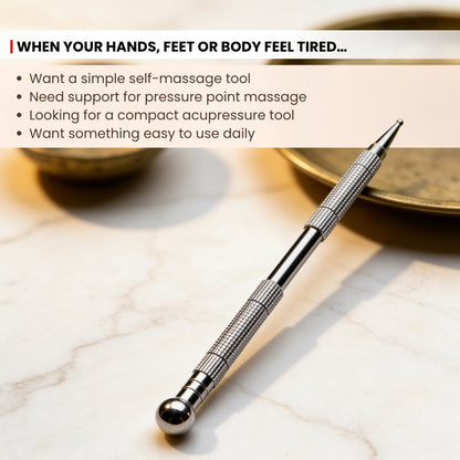 Acupressure 5-in-1 Steel Jimmy For Sujok Massage Therapy