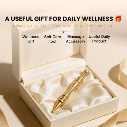 Brass Jimmy Deluxe For Sujok, Acupressure, Massage Therapy - 2 pcs - plusvalueindia