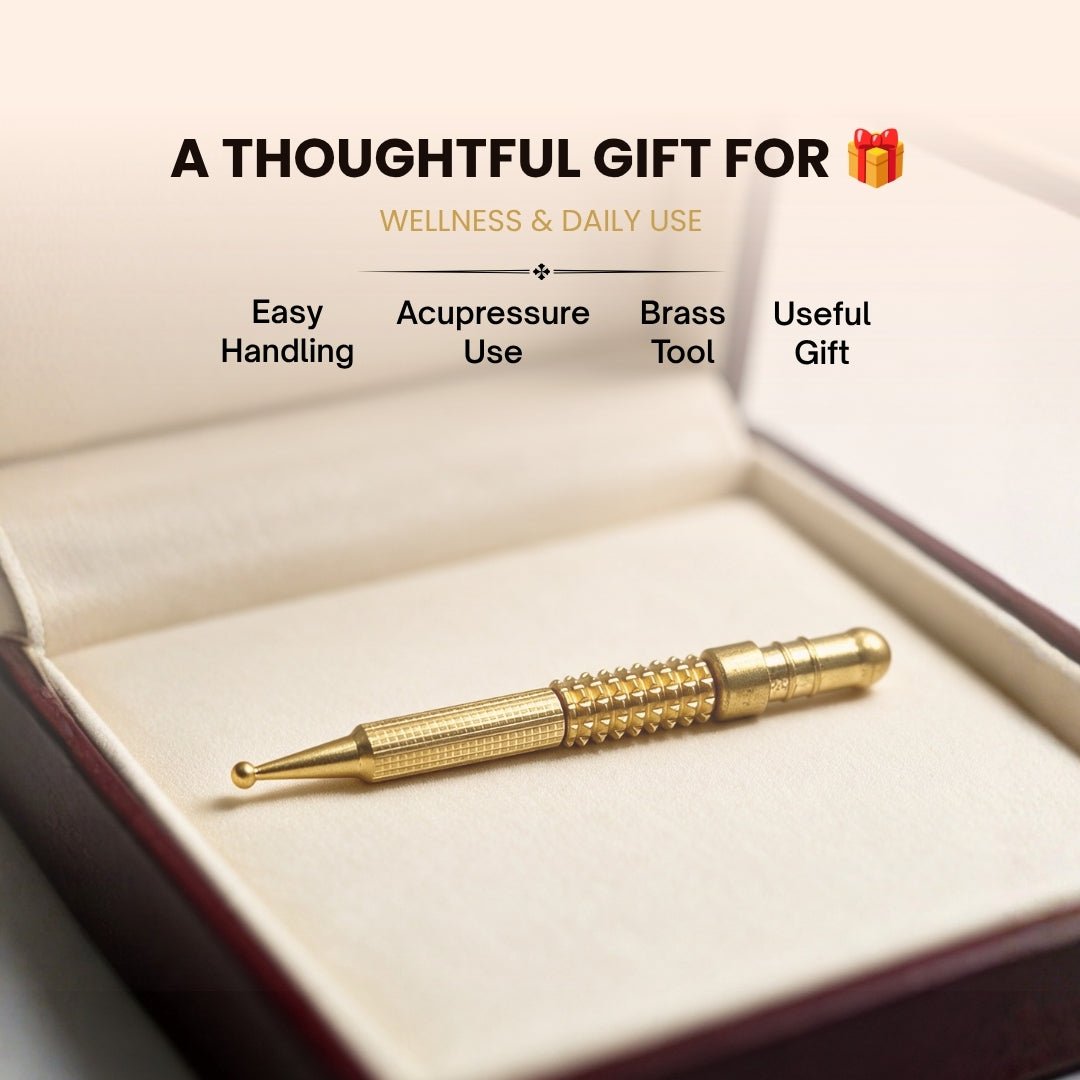 Acupressure Sujok Brass Jimmy - Model-Ikon - Super for Relieving Pain Instantly - plusvalueindia