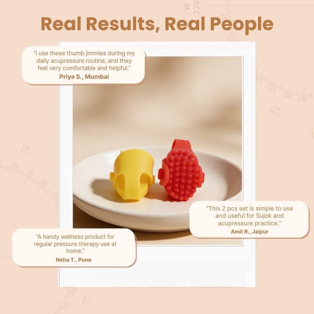 Acupressure Thumb Jimmy 5pcs for Sujok, Acupressure & Massage - plusvalueindia