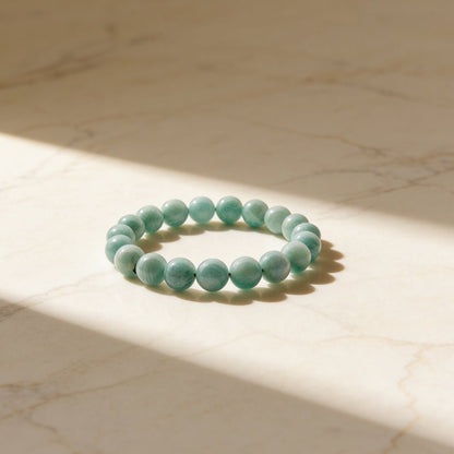 Amazonite Bracelet for Creativity, Recovery & Positivity - plusvalueindia