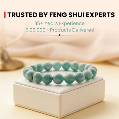 Amazonite Bracelet for Creativity, Recovery & Positivity - plusvalueindia