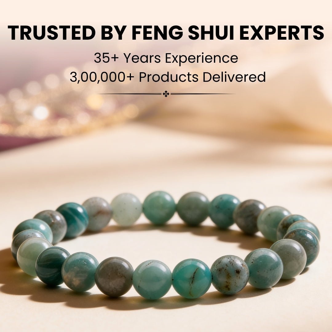 Amazonite Bracelet for Creativity, Recovery & Positivity - plusvalueindia