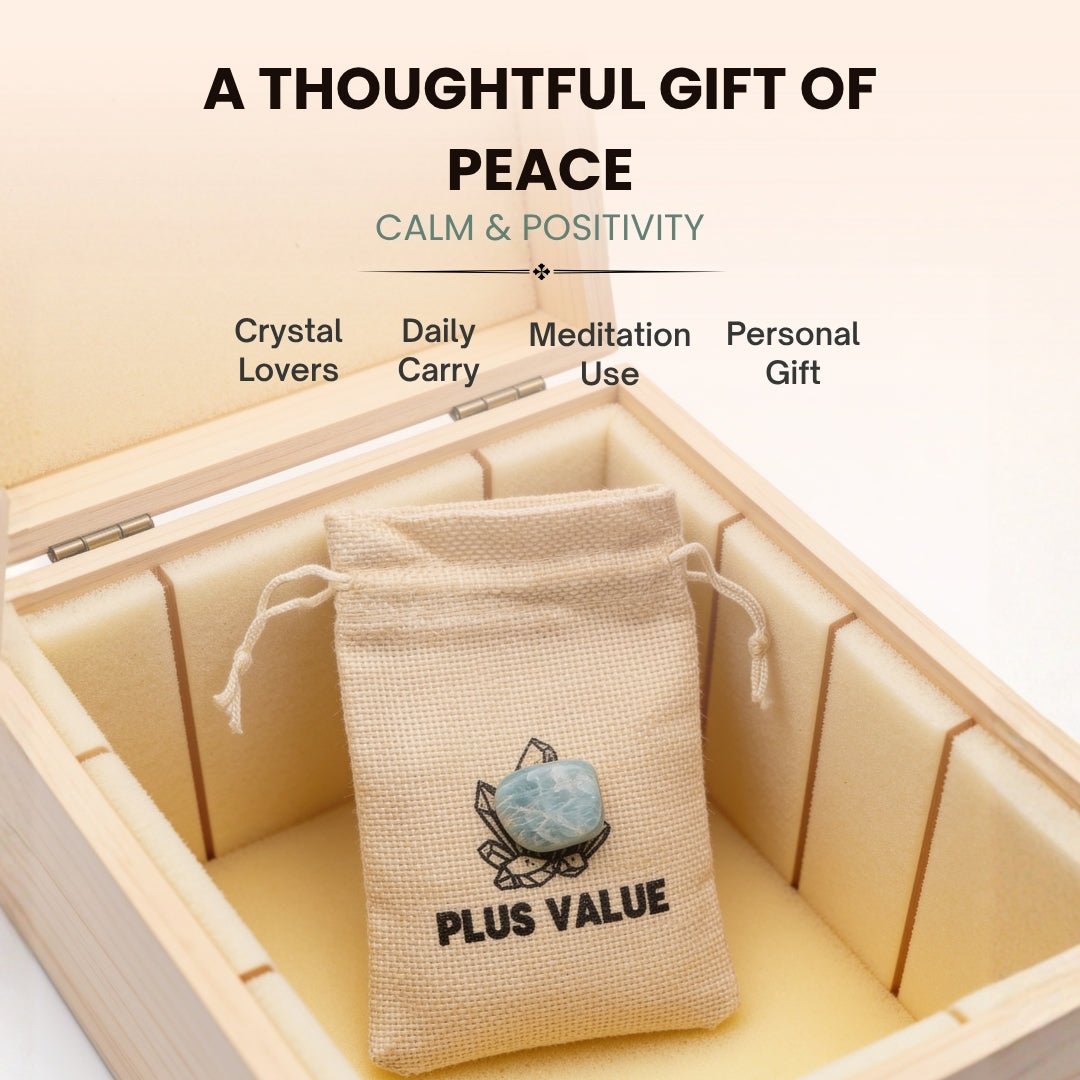 Pocket Stone- Amazonite Creativity, Recovery and Positivity - plusvalueindia