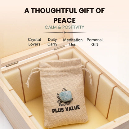 Pocket Stone- Amazonite Creativity, Recovery and Positivity - plusvalueindia