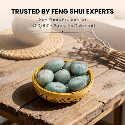 Amazonite Tumbled AAA+ Stone Pebbles - plusvalueindia