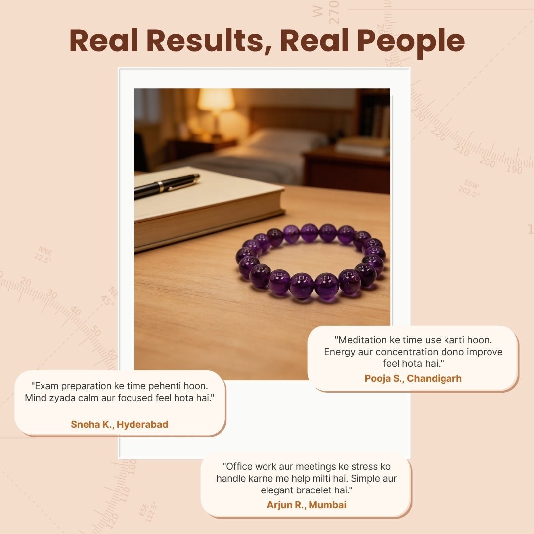 Amethyst Bracelet - plusvalueindia