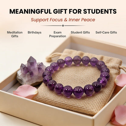 Amethyst Bracelet - plusvalueindia