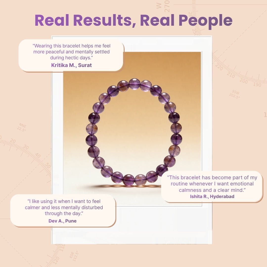 Amethyst Bracelet - plusvalueindia