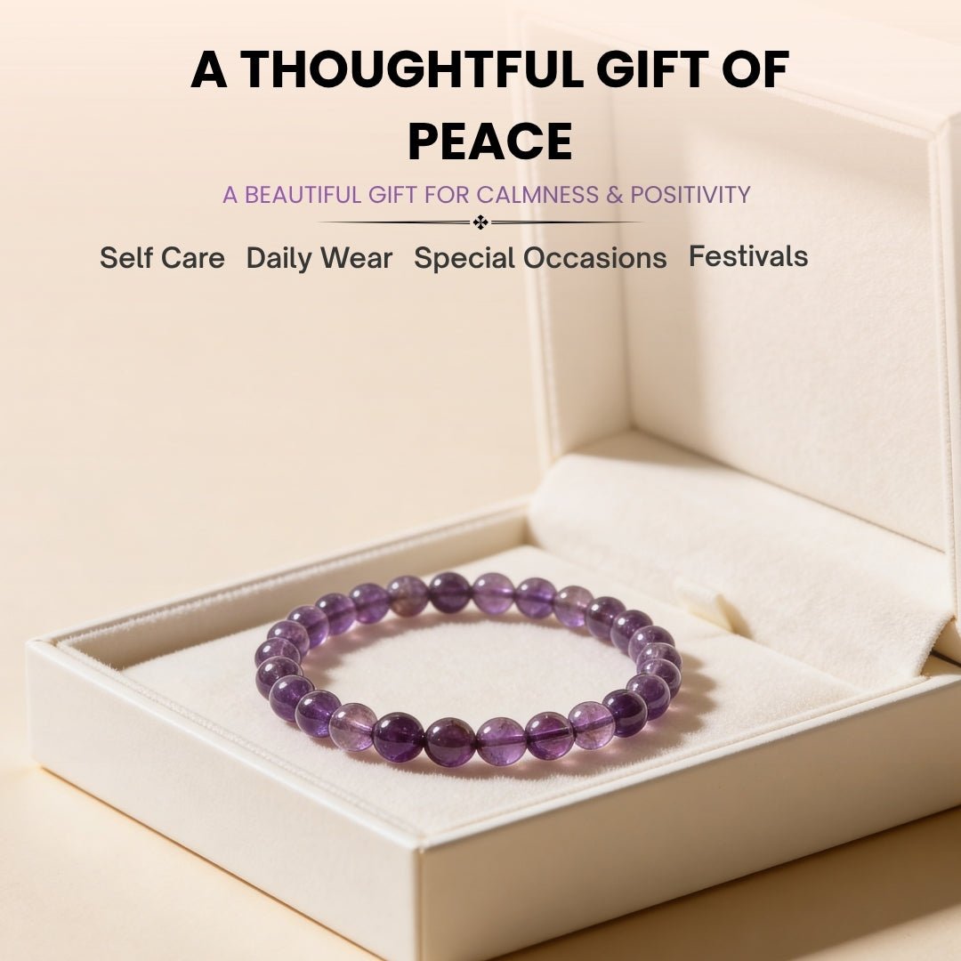 Amethyst Bracelet - plusvalueindia