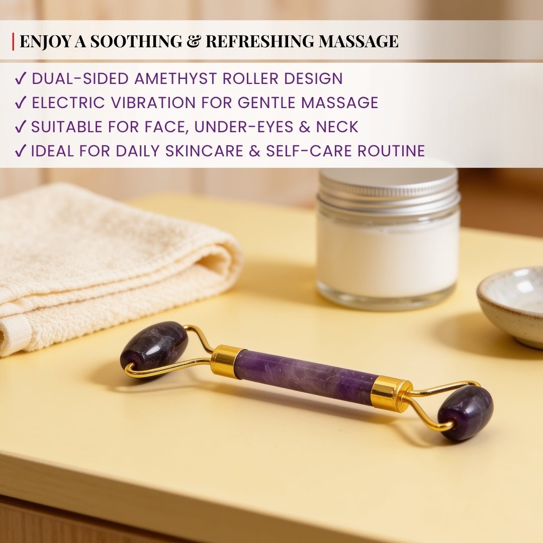 Amethyst Face, Eyes and Neck Massager - plusvalueindia