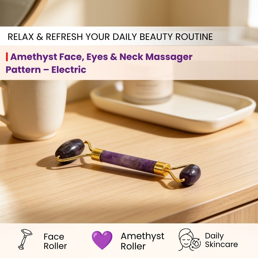 Amethyst Face, Eyes and Neck Massager - plusvalueindia
