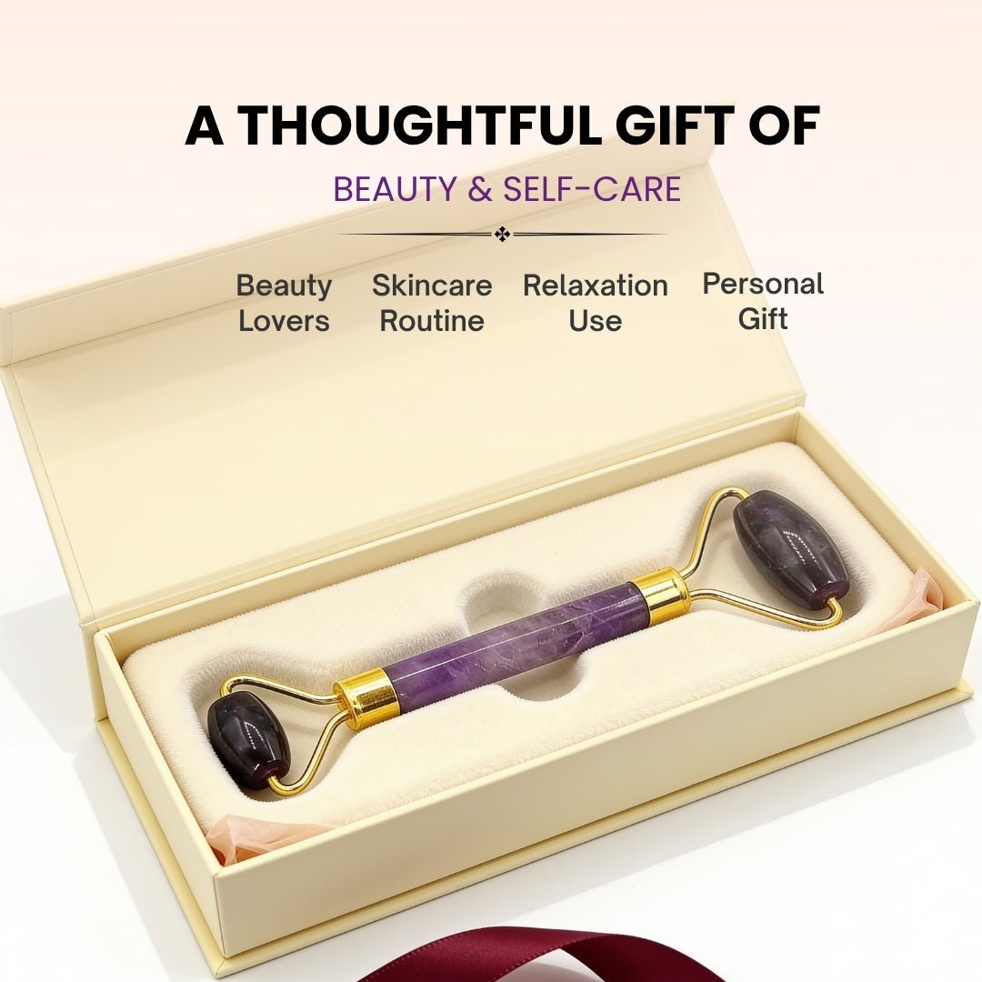 Amethyst Face, Eyes and Neck Massager - plusvalueindia