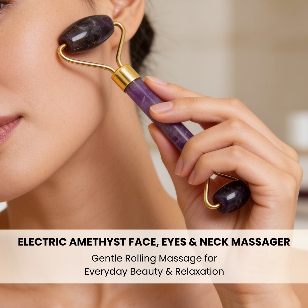 Amethyst Face, Eyes and Neck Massager - plusvalueindia