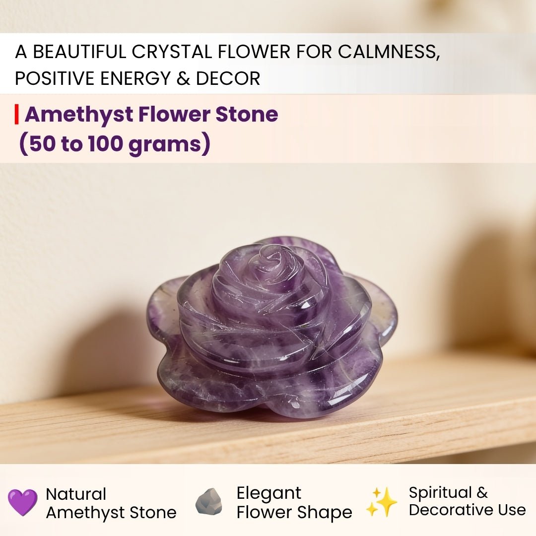 close-up of the crystal formation on the amethyst flower stone