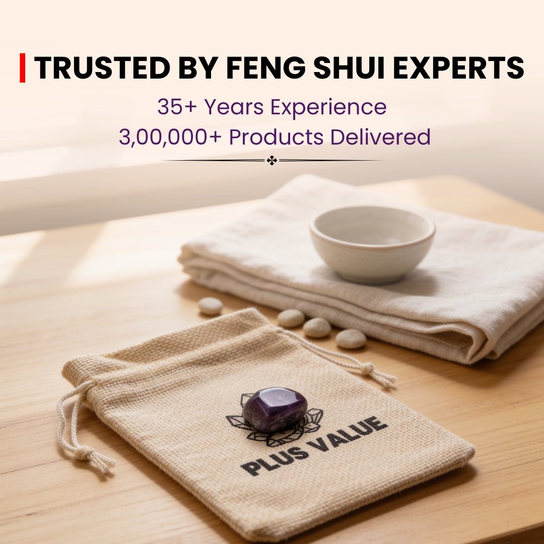 Amethyst Pocket Stone - Student Education & Memory - plusvalueindia