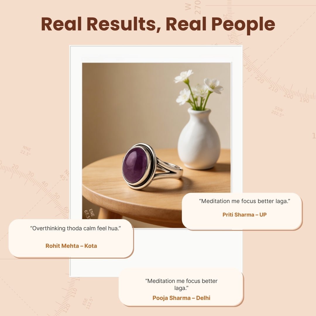 Amethyst Ring - plusvalueindia
