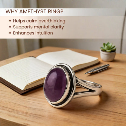 Amethyst Ring - plusvalueindia
