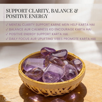 Ametrine Tumbled Stone Pebbles - plusvalueindia