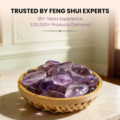 Ametrine Tumbled Stone Pebbles - plusvalueindia