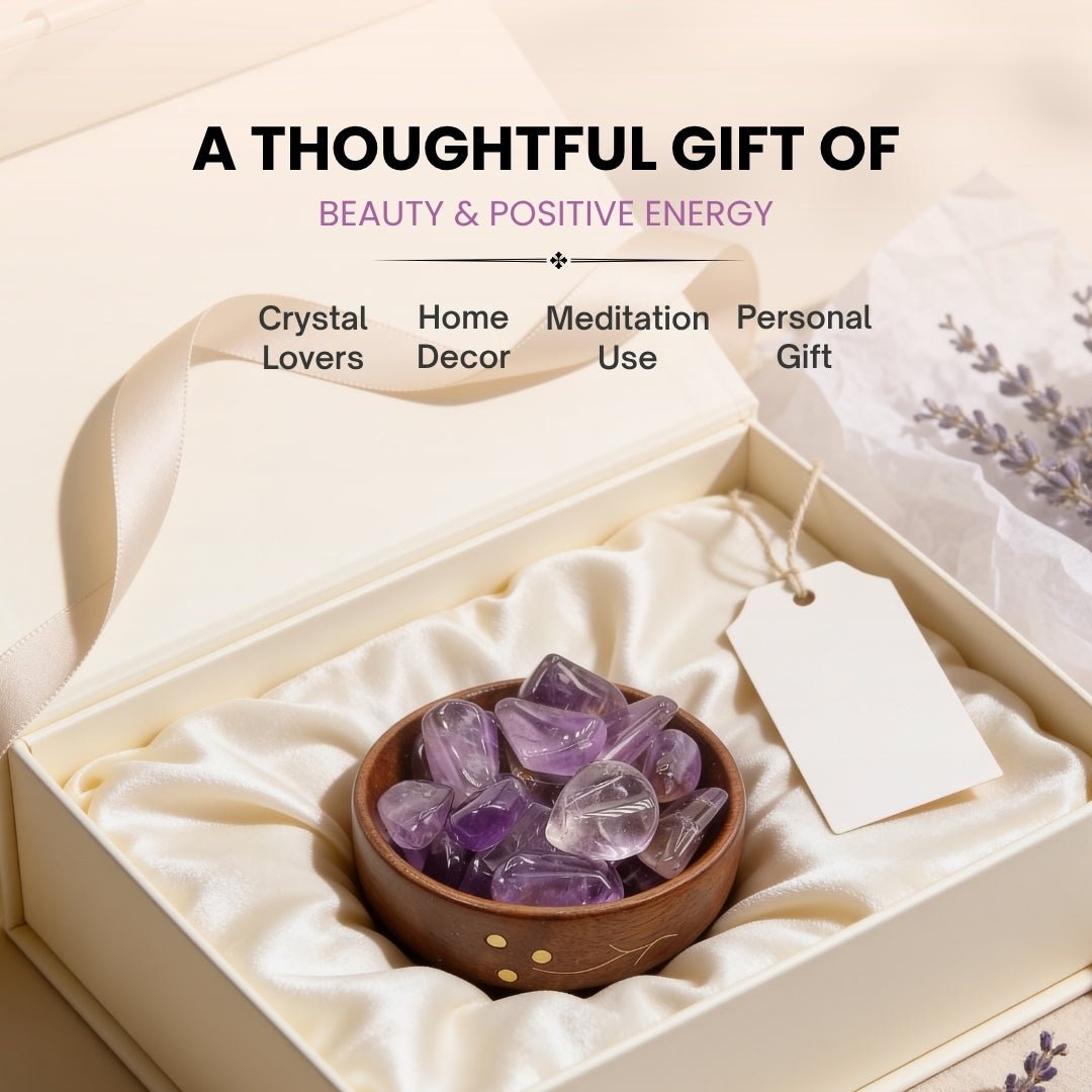 Ametrine Tumbled Stone Pebbles - plusvalueindia